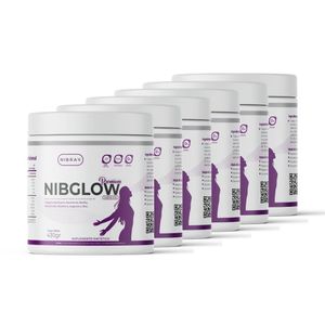 Colageno con Resveratrol Biotina Zinc y Vitamina C Pack 6 Potes NibGlow Premium