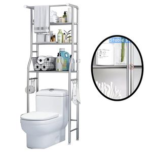 Estante Organizador Sobre Baño De Acero Inoxidable  4770003