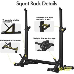 Soporte de Barra Rack Squat Multitrainer