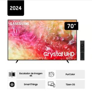 Televisor  Samsung 70" Smart UHD 4K 70DU7000G
