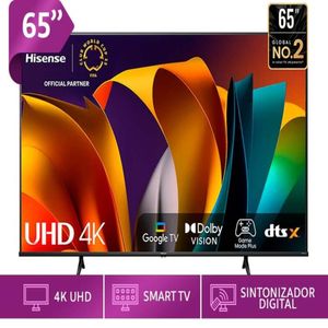 Televisor Hisense Led 65" Smart UHD 4K Google Tv 65A6NA