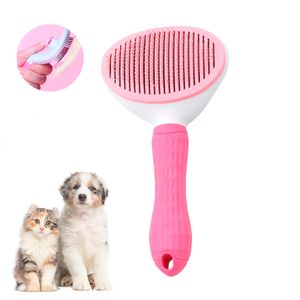 Peine Cepillo Expulsador De Pelusa - Rosa