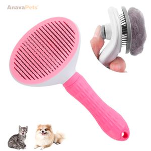 Peine Cepillo Expulsador De Pelusa - Rosa