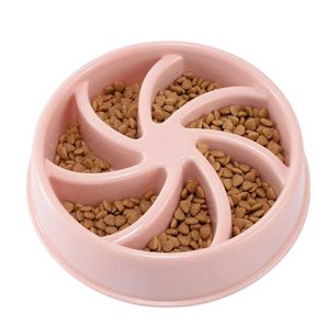 Plato antiansiedad Circular para mascotas - Rosa