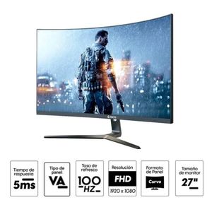 Computadora Pc Gamer Ryzen 7-5700G Ram 16GB Disco Solido 500GB Monitor 27” FHD