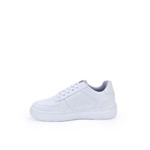 Zapatilla Escolar Casual JOSE-2515 Blanco Rabbit Cuero