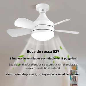 Ventilador con Luz Led de Techo 2000 Lm 3 Colores con Control CP-FS04