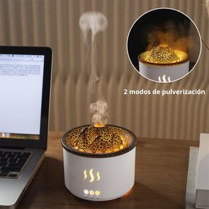 Humidificador Volcán 3D 400ML Difusor de Aromas con Control YX-1501