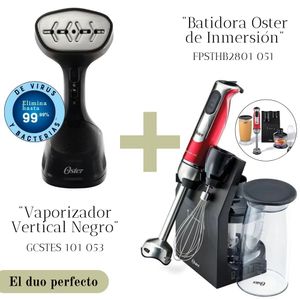 COMBO OSTER BATIDORADE INMERSION + VAPORIZADOR DE PRENDAS