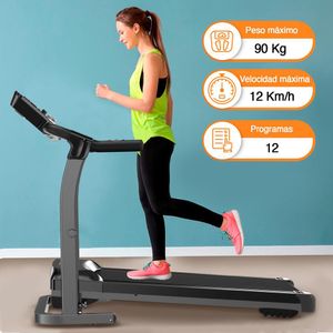 Trotadora Plegable M201 Bluetooth Negro