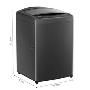 Lavadora LG 17 Kg AI DD Carga Superior Negro WT17BV6