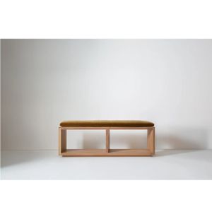 Banqueta Organizador Momoha 2 Espacios Marrón R&R MUEBLES