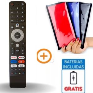 Control Remoto Tv Hyundai Google Tv + Funda