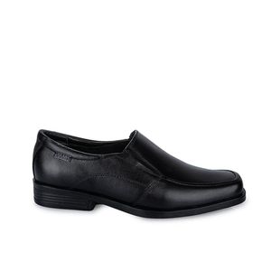 Zapato Escolar Mocasín LUIS-008 T Negro Rabbit Cuero