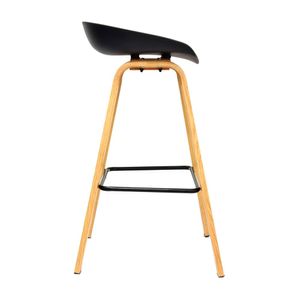 Silla Para Bar Fija Misuri Color Negro Ofideas