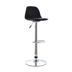 Silla Para Bar Regulable En Altura Boat Reposapies Negro Ofideas