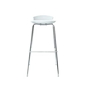 Silla Para Bar Fija Air Reposapies Blanco Ofideas