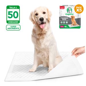 Pack x5 Pañales para Mascotas Super Absorbente Talla L 10 UND HY6