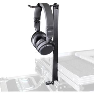 Soporte de Auriculares ProX para Maletas de DJ - Eje de 12" con Barra de Colgar Rotativa, Sujeción a