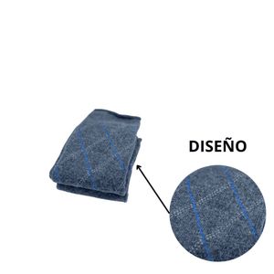 Medias de Vestir Hombre Pack 2 Gris y Azul
