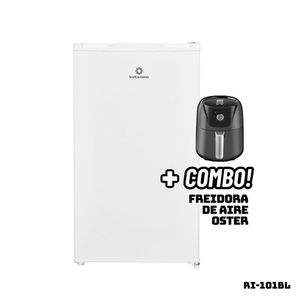 Frigobar INDURAMA 90 L Blanco RI-101BL + Freidora De Aire OSTER