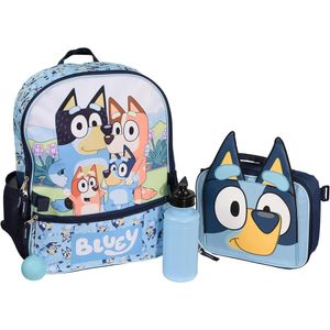 Bluey | Juego de Mochila de 4 piezas para niñas y niños de 16"