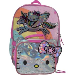 Hello Kitty | Juego de Mochila de 4 piezas para niñas y niños de 16"
