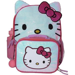 Hello Kitty | Juego de Mochila de 4 piezas para niñas y niños de 16"