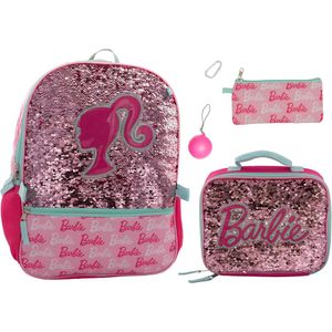 Barbie | Juego de Mochila de 5 piezas para niñas y niños de 16"