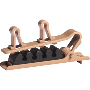 Shure Dual Tie Clip For Twinplex Lavalier Microphones (3-Pack, White)