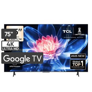 Televisor TCL QLED 75" UHD 4K Smart TV 75T6C