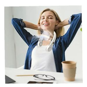 Ventilador de Cuello Portatil Premium Blanco Generico