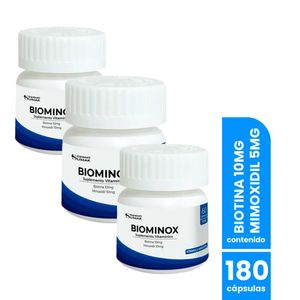 Biotina 10mg + Minoxidil 5mg 60 Capsulasulas  Dermo Sumak 3und