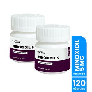 Minoxidil 5mg 60 Capsulas 2 Unidades