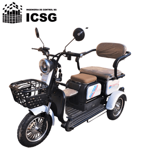 Trimoto Eléctrica con Asientos plegables y cajuela
