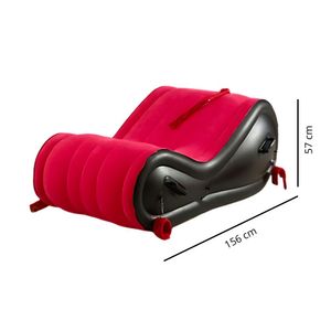 Sillon Tantrico Inflable Portatil Relax Juego en Pareja 4 piezas