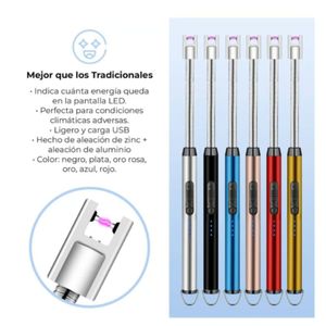 Encendedor Eléctrico Recargable 360 Flexible Premium