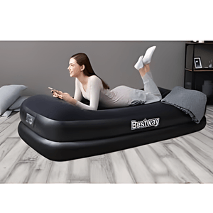 Colchón Inflable Eléctrico 1 1/2 Plz de 191 x 97x 46cm
