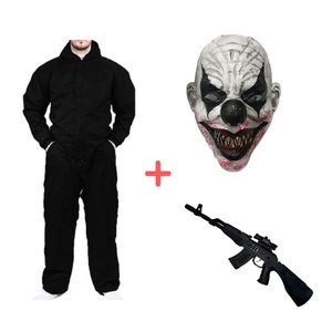 Disfraz Completo Máscara Clown Halloween Talla L