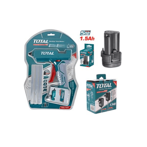 Kit 3 Pzs Pistola para silicona + Batería Litio + Cargador 12v Total