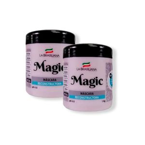 Mascara Reconstructora Capilar Magic Pos 1kg 2 Unidades