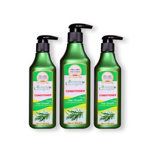 Acondicionador Romero Crecepelo 320ml Nevada 3 Unidades