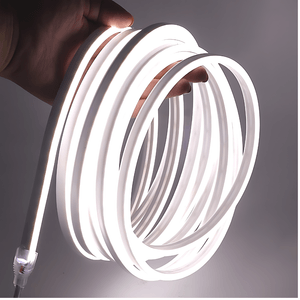 Cinta Led Neon Flexible Blanco Frio Rollo de  50 metros 12v