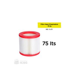 Filtro para aspiradora 75 Litros