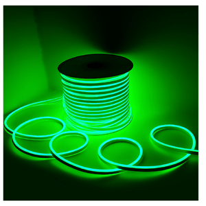 Cinta Led Neon Flexible Verde Rollo de  50 metros 12v
