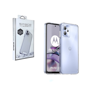 Case Space transparente con mica para Motorola G04 PREMIUM vip