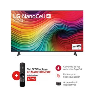 Televisor LG 50" NanoCell UHD 4K Smart 50NANO80TSA