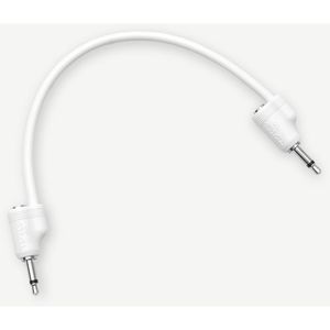 Cables de Parche TipTop Audio Apilables Blindados de 3.5mm para Eurorack (Blanco, 7.9", Paquete de 5