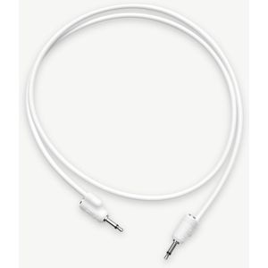 Cables de Parche TipTop Audio Apilables Blindados de 3.5mm para Eurorack (Blanco, 35.4, Paquete de 5
