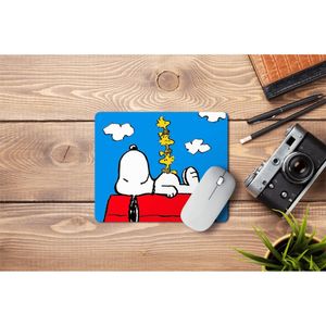Mousepad de Neopreno de Snoopy casa roja